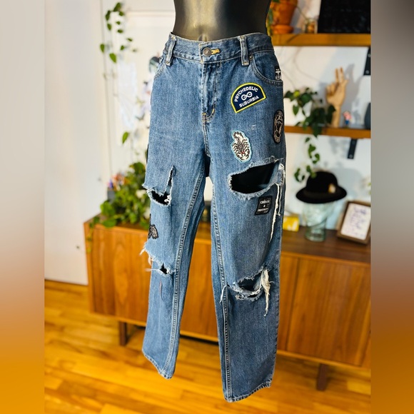 OBEY No. 89 Rare Special Edition Patchwork Jeans – The Nemesis - Picture 6 of 12